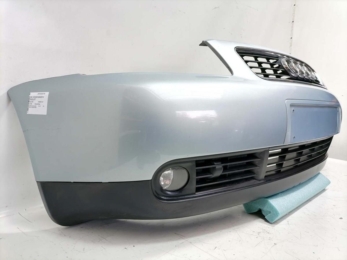 Audi A3 8L original Sto&szlig;stange Stossf&auml;nger vorn LY7R Kristallblau Bj.2001